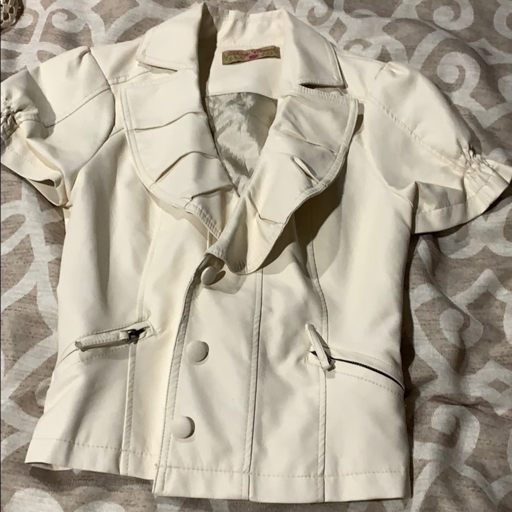 Cream vest